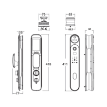 Khóa Cửa Vân Tay BOSCH ID 30BK (1)