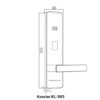 Khóa khách sạn Kassler KL-363 GOLD