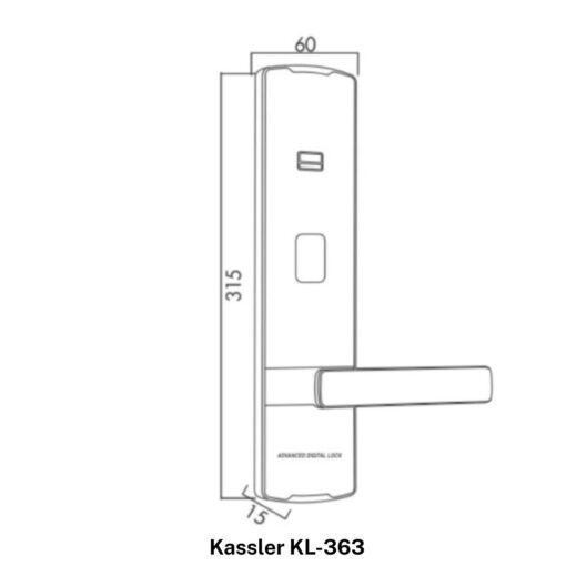 Khóa khách sạn Kassler KL-363 GOLD