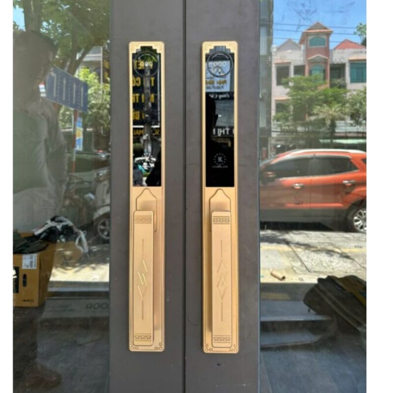 Khóa Kassler KL-968 CNC gold bảo mật vân tay chính hãng