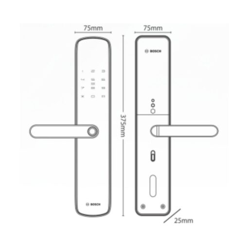 Khóa cửa thông minh Bosch ID60-DE App – Bền bỉ, bảo vệ tối ưu
