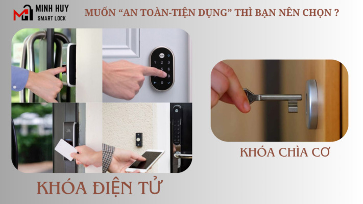 Khóa điện tử cho chung cư cao cấp – Mở vân tay, mã số – SmartLockMH