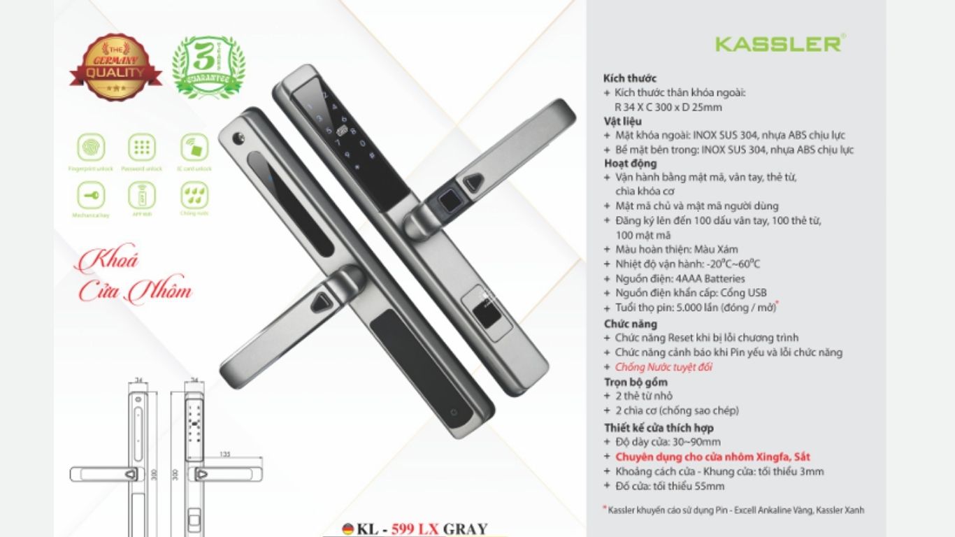 Khoá điện tử thông minh Smart Lock MH