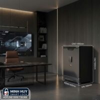 Két sắt Kassler KL-100LS6 vân tay App Wifi lớn, thép Q345 chống khoan, 226kg