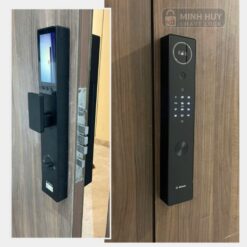 lắp thực tế khoá Bosch FU30 Plus Black Nano – Face ID, App Wifi