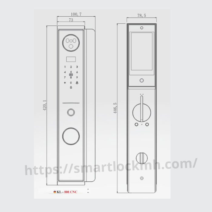 Kassler KL808 CNC lắp đặt cửa đại