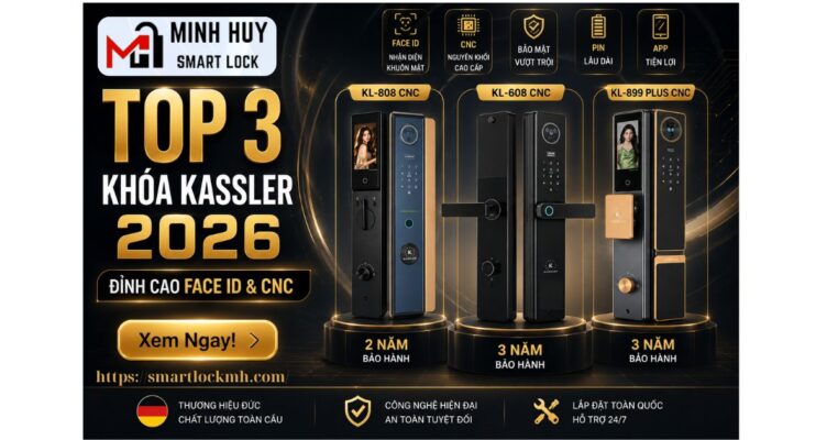 Top 3 Khóa Kassler 2026 Mới Nhất: KL-608, 808 & 899