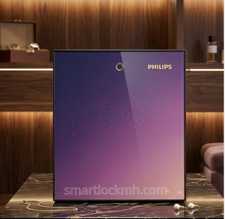 Két sắt Philips SBX501-4C0 chống cháy chính hãng – Bảo mật thông minh, bảo vệ tài sản toàn diện